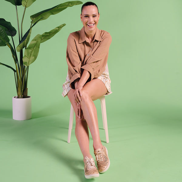 Spring Step SPRING STEP JUMILLA SNEAKER BEIGE