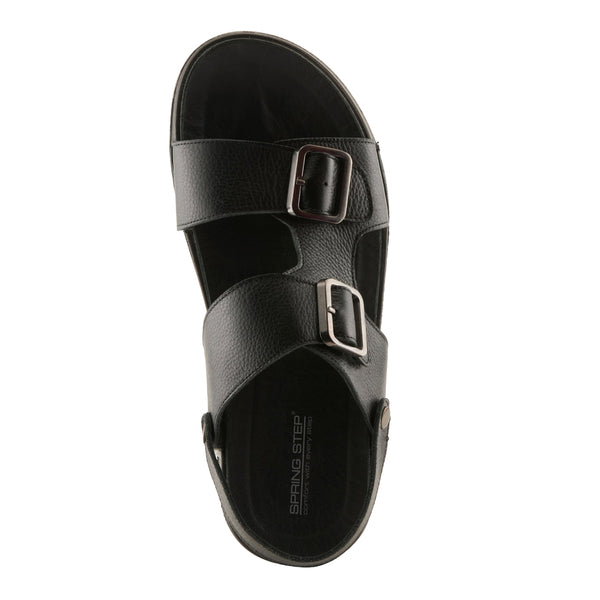 Spring Step SPRING STEP MEN ARITON SANDALS BLACK