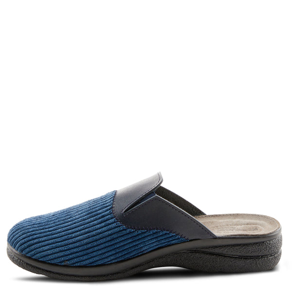 Spring Step SPRING STEP MEN ARNIE SLIPPER NAVY