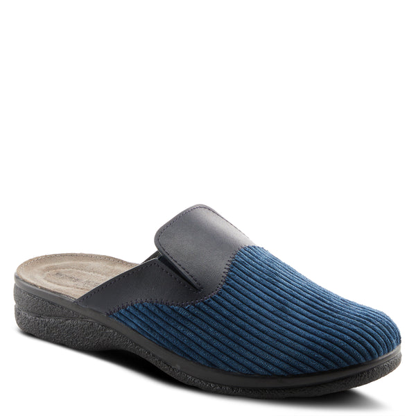spring step SPRING STEP MEN ARNIE SLIPPER NAVY