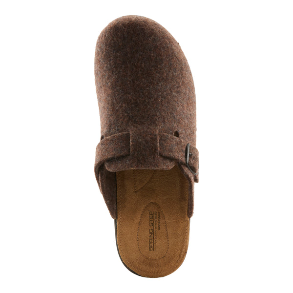 Spring Step SPRING STEP MEN BENTON SLIPPERS BROWN