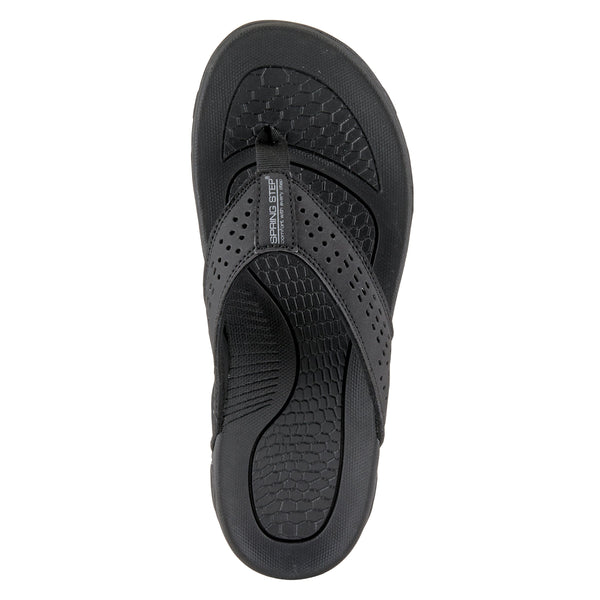 Spring Step SPRING STEP MEN MERTON SANDALS BLACK