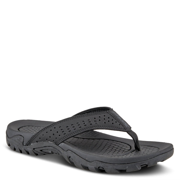 spring step SPRING STEP MEN MERTON SANDALS BLACK
