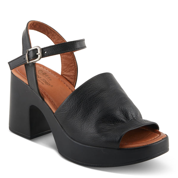 spring step SPRING STEP NEWLONDON SANDALS BLACK