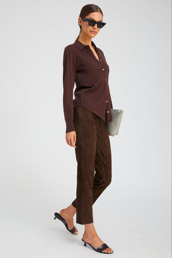 Sprwmn Americano Cashmere Fonda Button Down AMERICANO