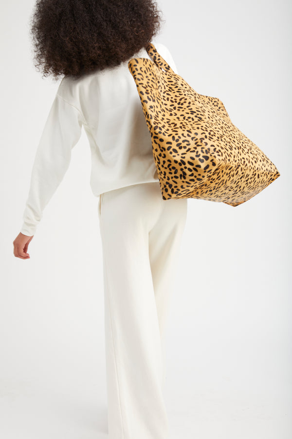 Sprwmn Cheetah Pony Hair Large Classic Tote CHEETAH
