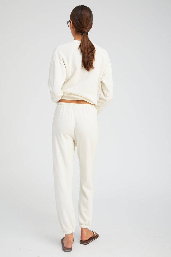 Sprwmn Creme With Black Heart Sweatshirt CREME/BLACK