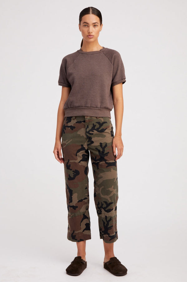 sprwmn Dark Camouflage Slash Pocket Trousers Dark Camouflage