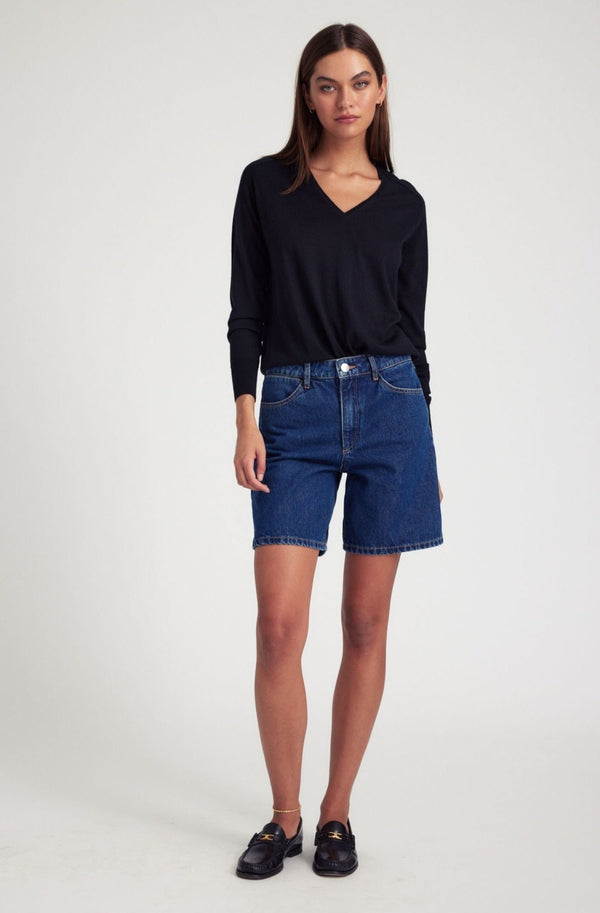 sprwmn A-Line Denim Shorts Alicia