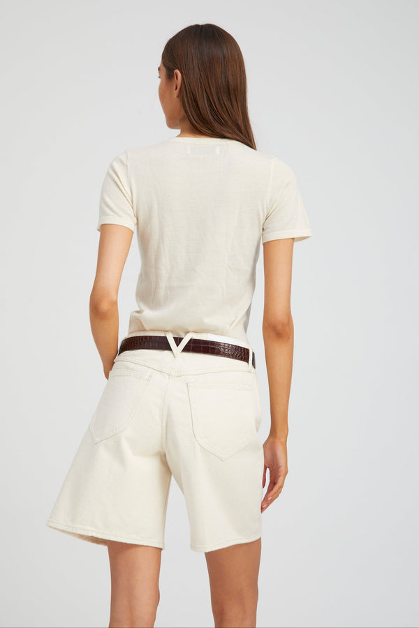 Sprwmn A-Line Denim Shorts Yoko