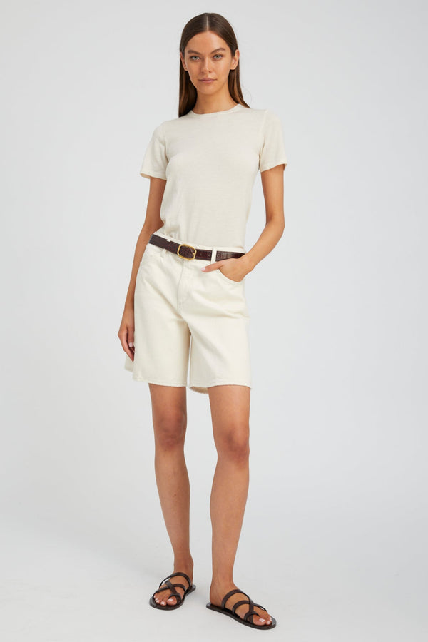 sprwmn A-Line Denim Shorts Yoko