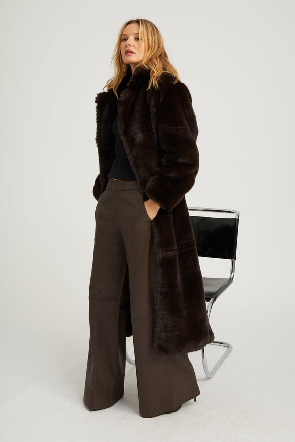Sprwmn Americano Fur Iris Coat AMERICANO