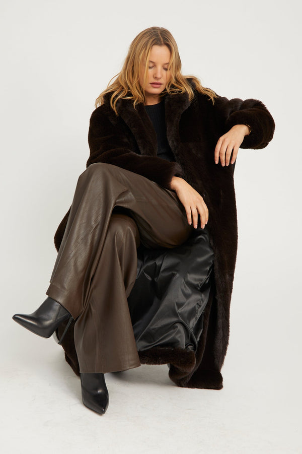 Sprwmn Americano Fur Iris Coat AMERICANO