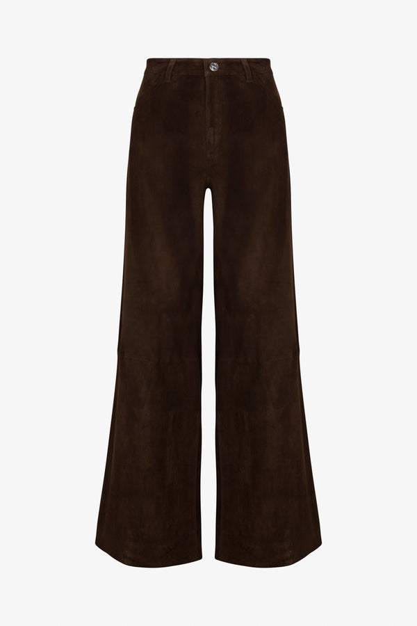 Sprwmn Americano Suede 5 Pocket Wide Leg AMERICANO