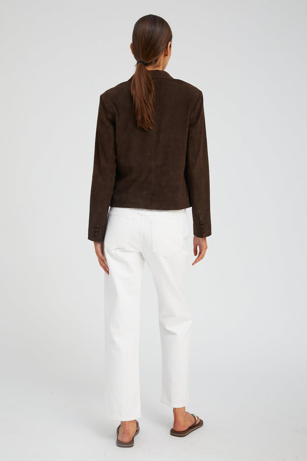 Sprwmn Americano Suede Claire Blazer AMERICANO
