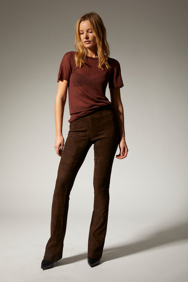 Sprwmn Americano Suede Micro Flare AMERICANO