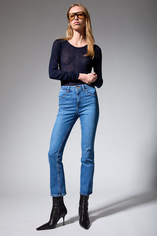 sprwmn Ankle Flare Denim Charlotte