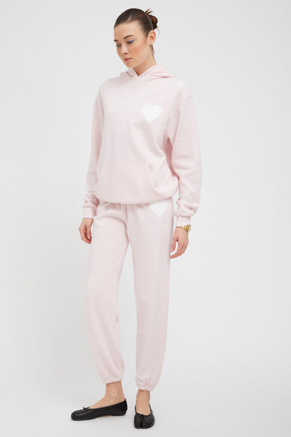 Sprwmn Ballet Heart Hoodie Light Pink