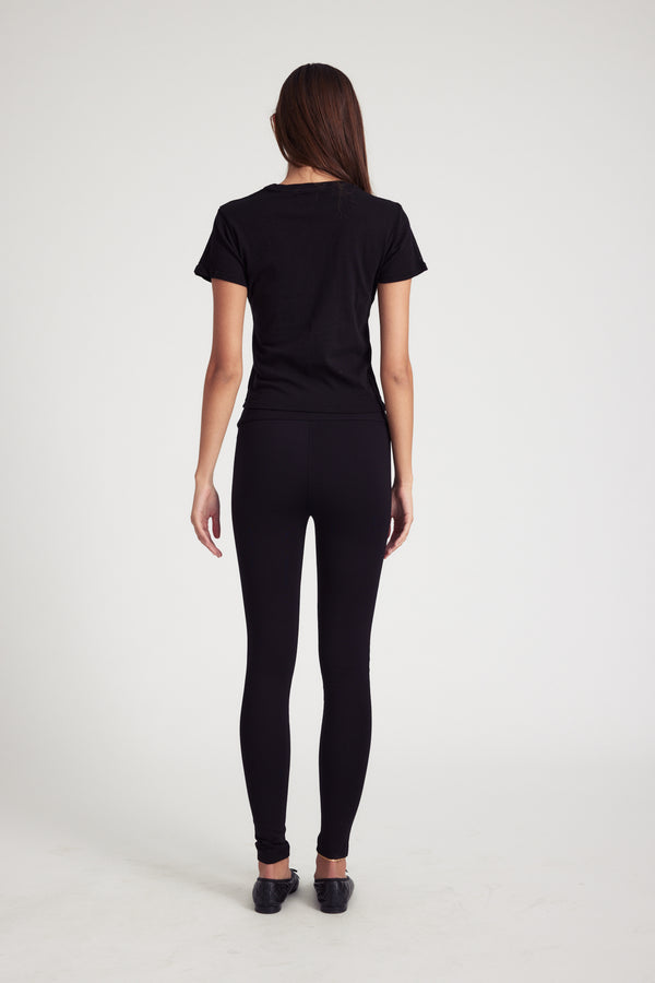 Sprwmn Black Casanova Ankle Leggings Black