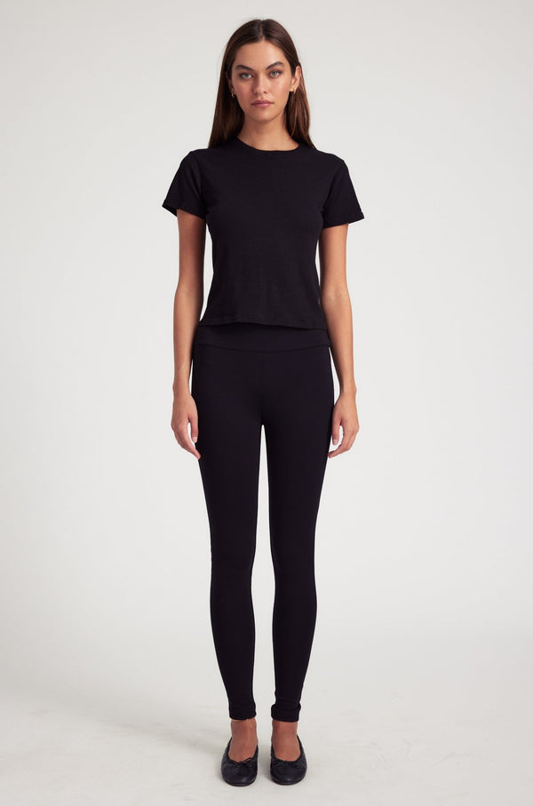 sprwmn Black Casanova Ankle Leggings Black