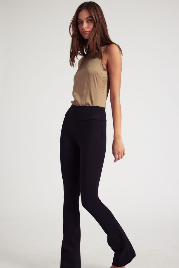 sprwmn Black Casanova Micro Flare Pants Black