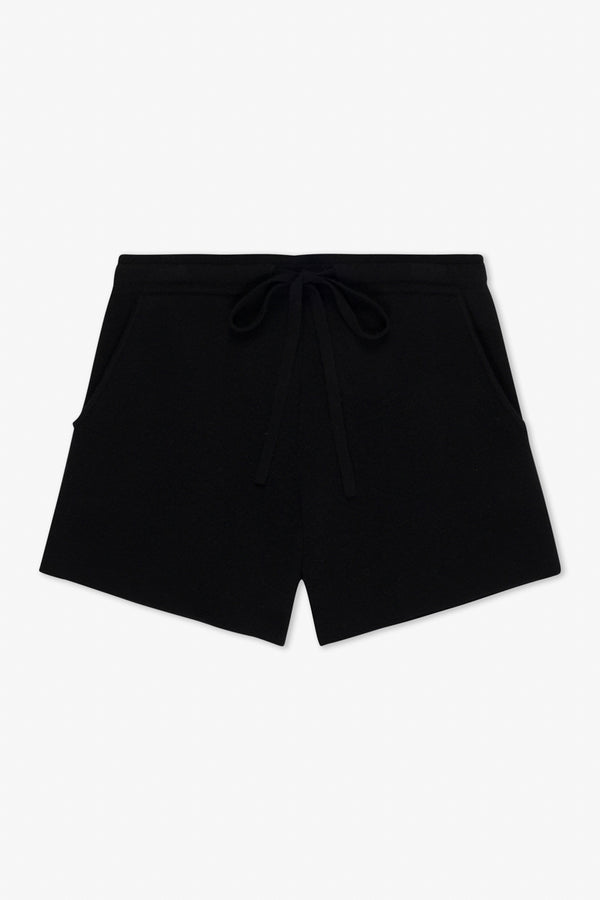 Sprwmn Black Cashmere Sweatshorts BLACK