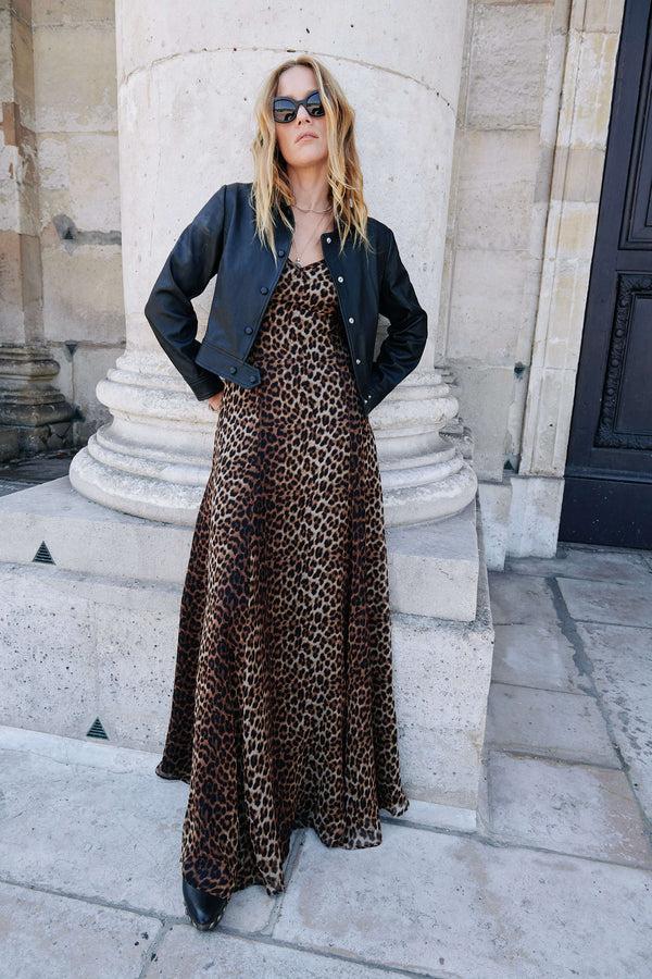 sprwmn Black Leather Hardy Jacket BLACK