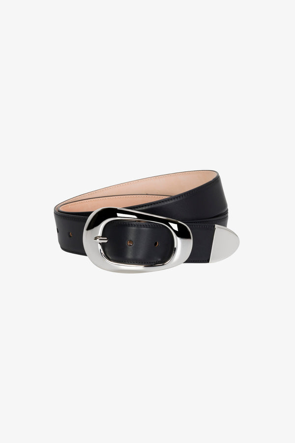 Sprwmn Black Leather Kate Belt BLACK