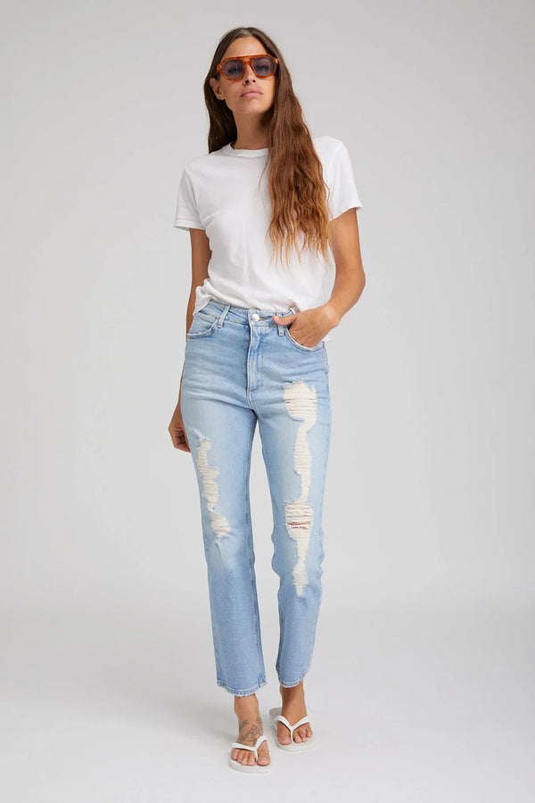 Sprwmn Boyfriend Distressed Denim