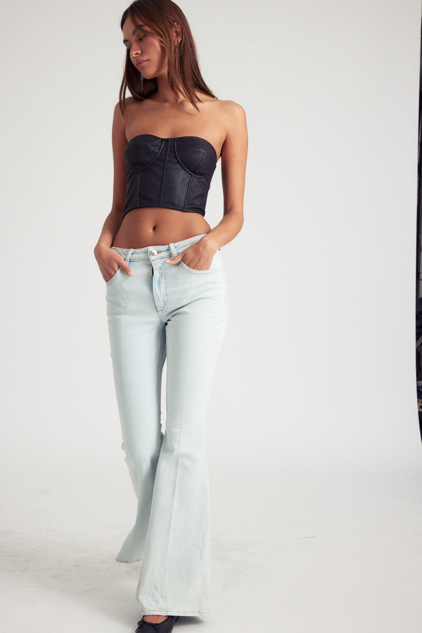 Sprwmn Bruni Ultra Flare Denim Bruni