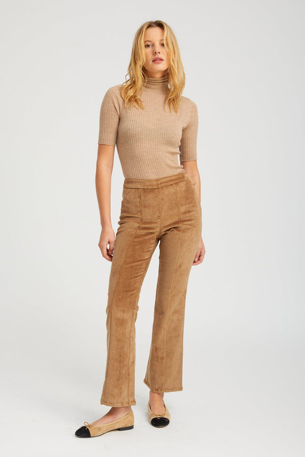 Sprwmn Camel Cashmere Turtleneck Camel