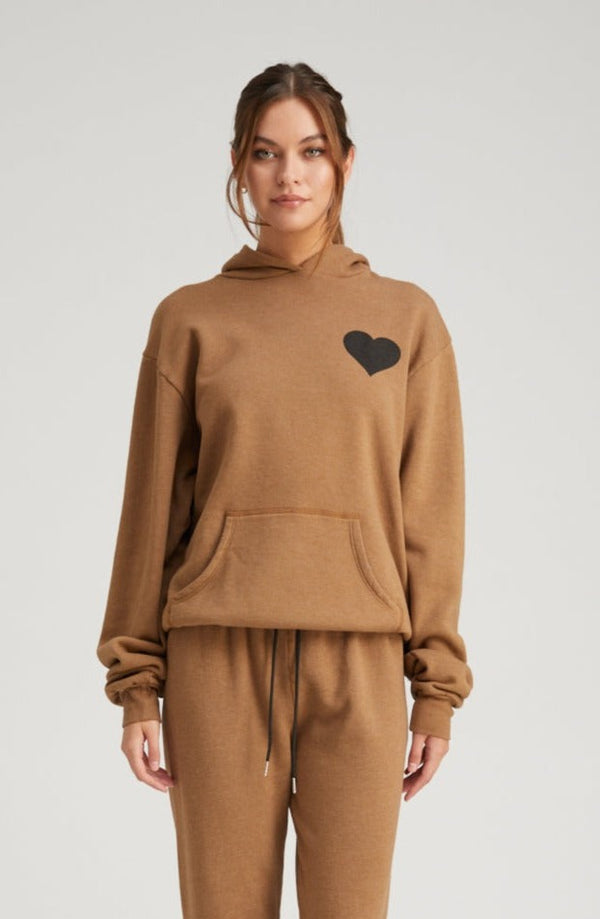 sprwmn Camel Heart Hoodie Camel