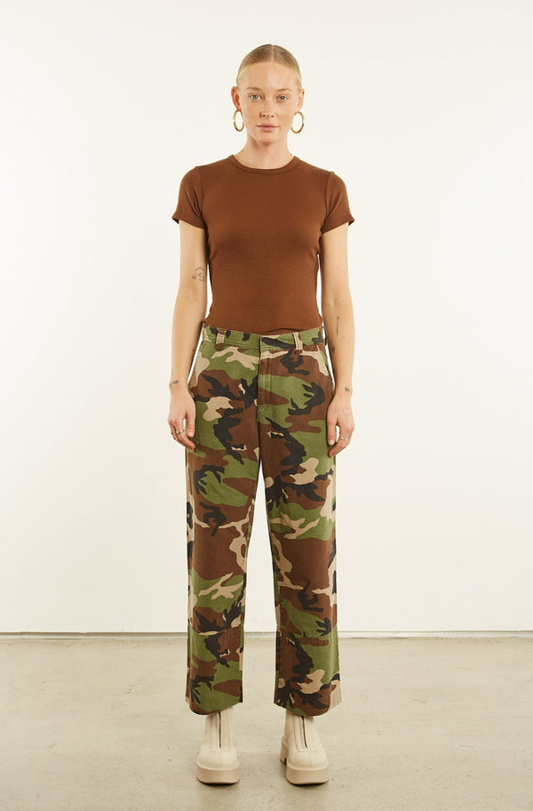 sprwmn Camouflage Slash Pocket Trousers Camouflage