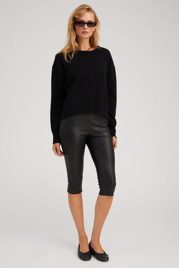 Sprwmn Cashmere Boxy Sweater Black