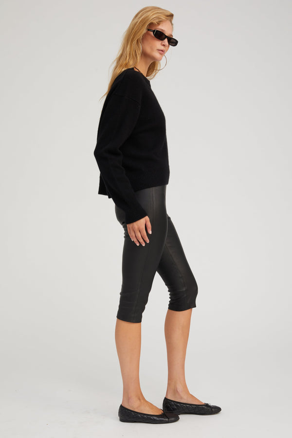 Sprwmn Cashmere Boxy Sweater Black