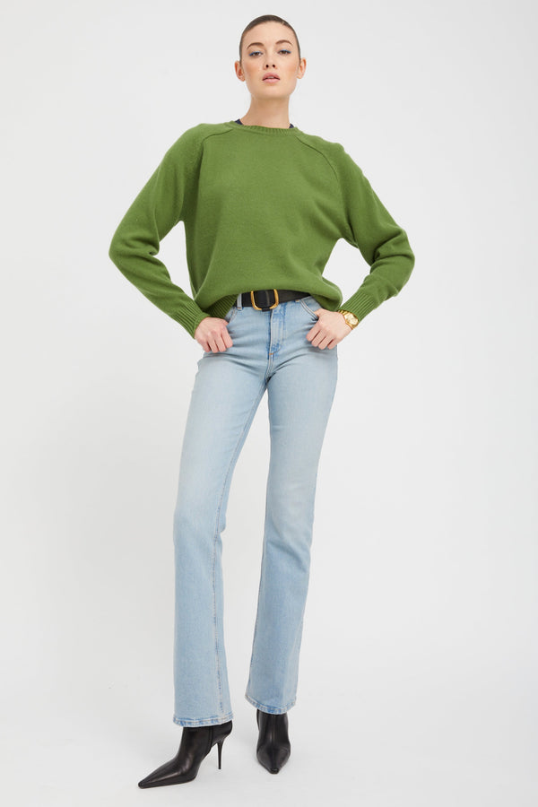 Sprwmn Cashmere Boyfriend Sweater Artichoke