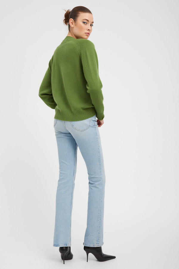 Sprwmn Cashmere Boyfriend Sweater Artichoke