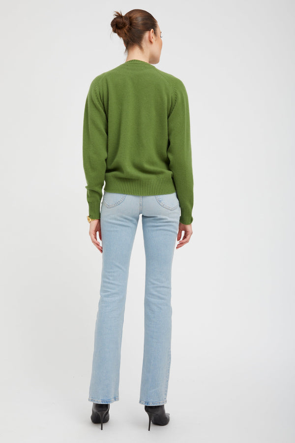 Sprwmn Cashmere Boyfriend Sweater Artichoke