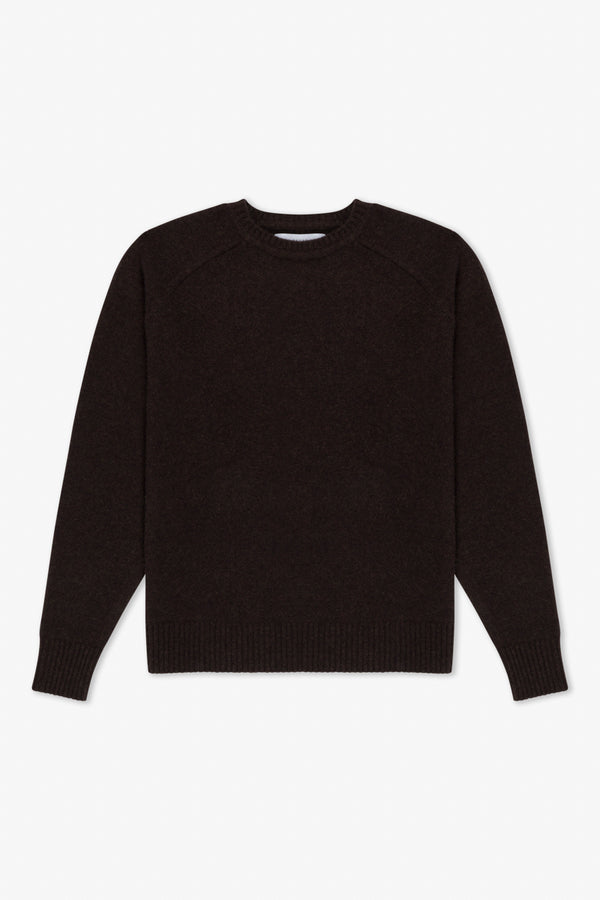 Sprwmn Cashmere Boyfriend Sweater COFFEE