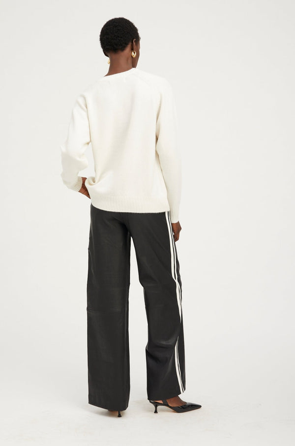 Sprwmn Cashmere Boyfriend Sweater Ivory