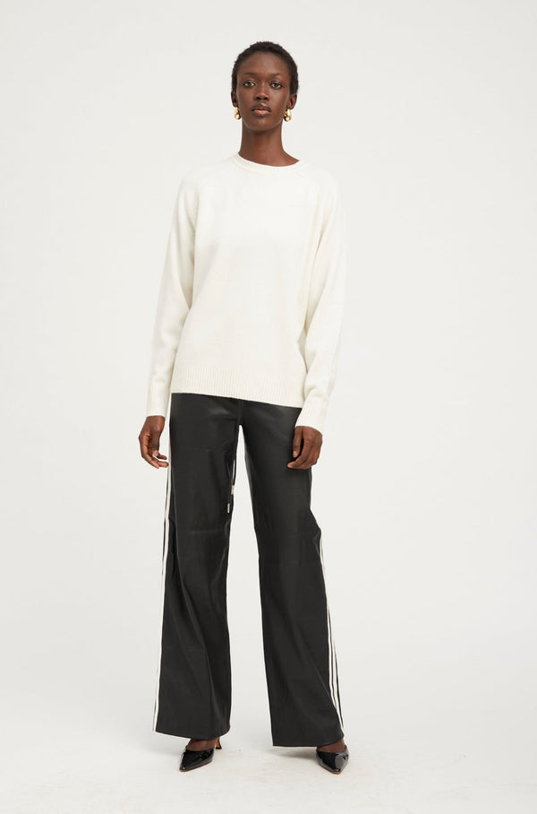 sprwmn Cashmere Boyfriend Sweater Ivory