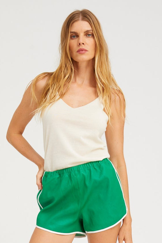 sprwmn Cashmere Camille Tank CHALK
