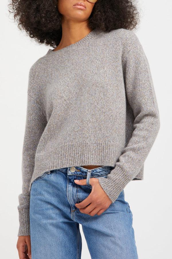 Sprwmn Cashmere Charlie Sweater OCEAN
