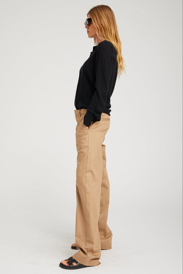 Sprwmn Cashmere Fonda Button Down BLACK