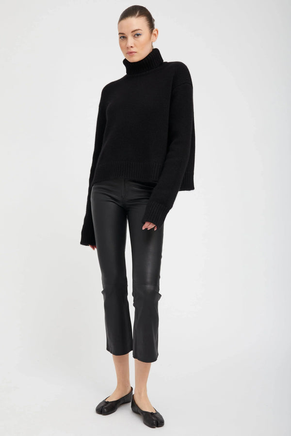 Sprwmn Cashmere Heavy Turtleneck Sweater Black