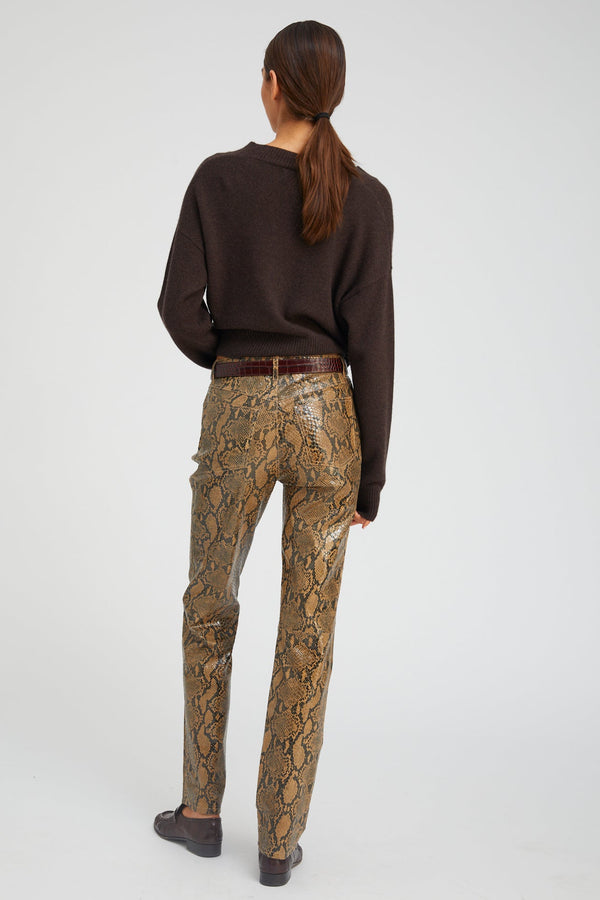 Sprwmn Cashmere Mia Cardigan COFFEE