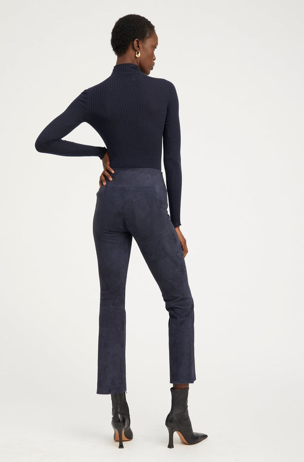 Sprwmn Cashmere Mock Neck Navy