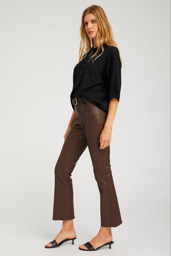 Sprwmn Cashmere Oversized Polo BLACK