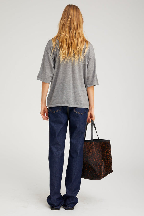 Sprwmn Cashmere Oversized Polo GREY