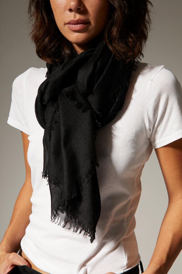 Sprwmn Cashmere Pashmina Scarf BLACK